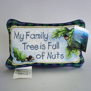 My Family Tree is Full of Nuts, Accent Pillow (Made in USA)